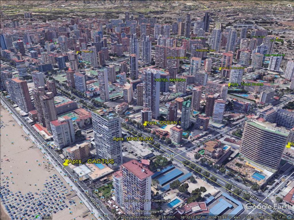 Apartmán Disponible En Abril-Wifi-3Hab, 6 Pers, -Piscina, Aire Acondi-Parking Opcionable Extra Benidorm Exteriér fotografie